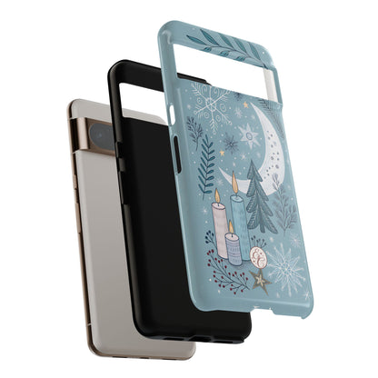Winter Moon & Candles Tough Phone Case