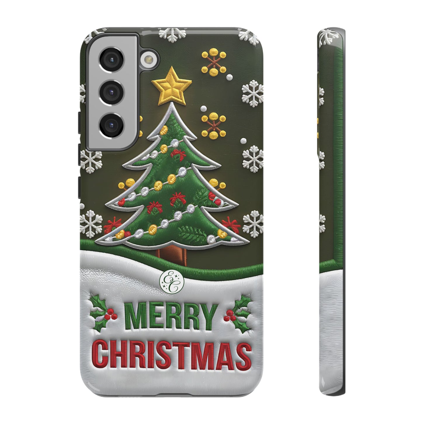 Merry Christmas Tree Tough Phone Case