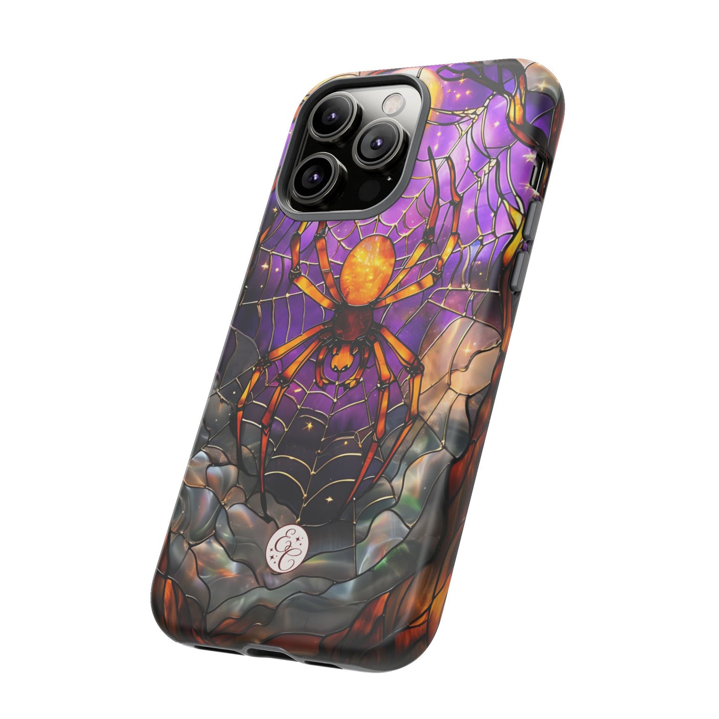 Stained Glass Spider Tough Phone Case