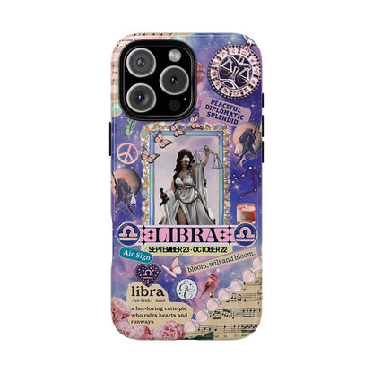 Libra Zodiac Star Sign Tough Phone Case