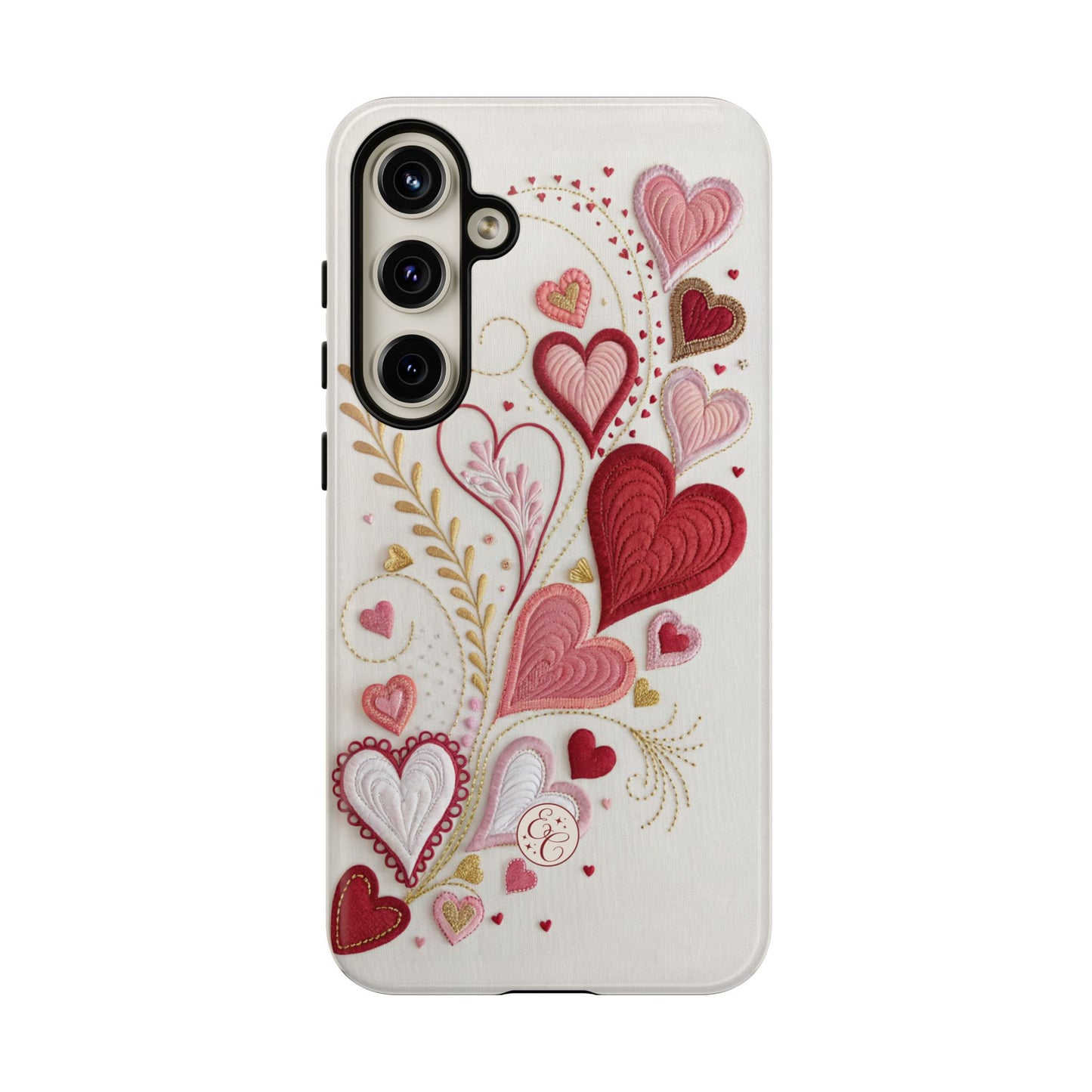 Hearts Pattern Tough Phone Case