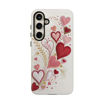Hearts Pattern Tough Phone Case