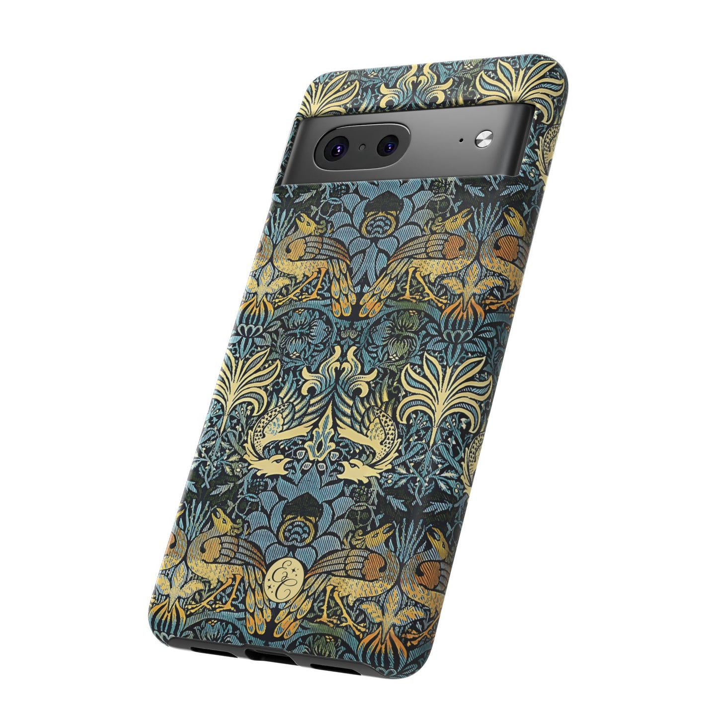 William Morris Peacock and Dragon Tough Phone Case