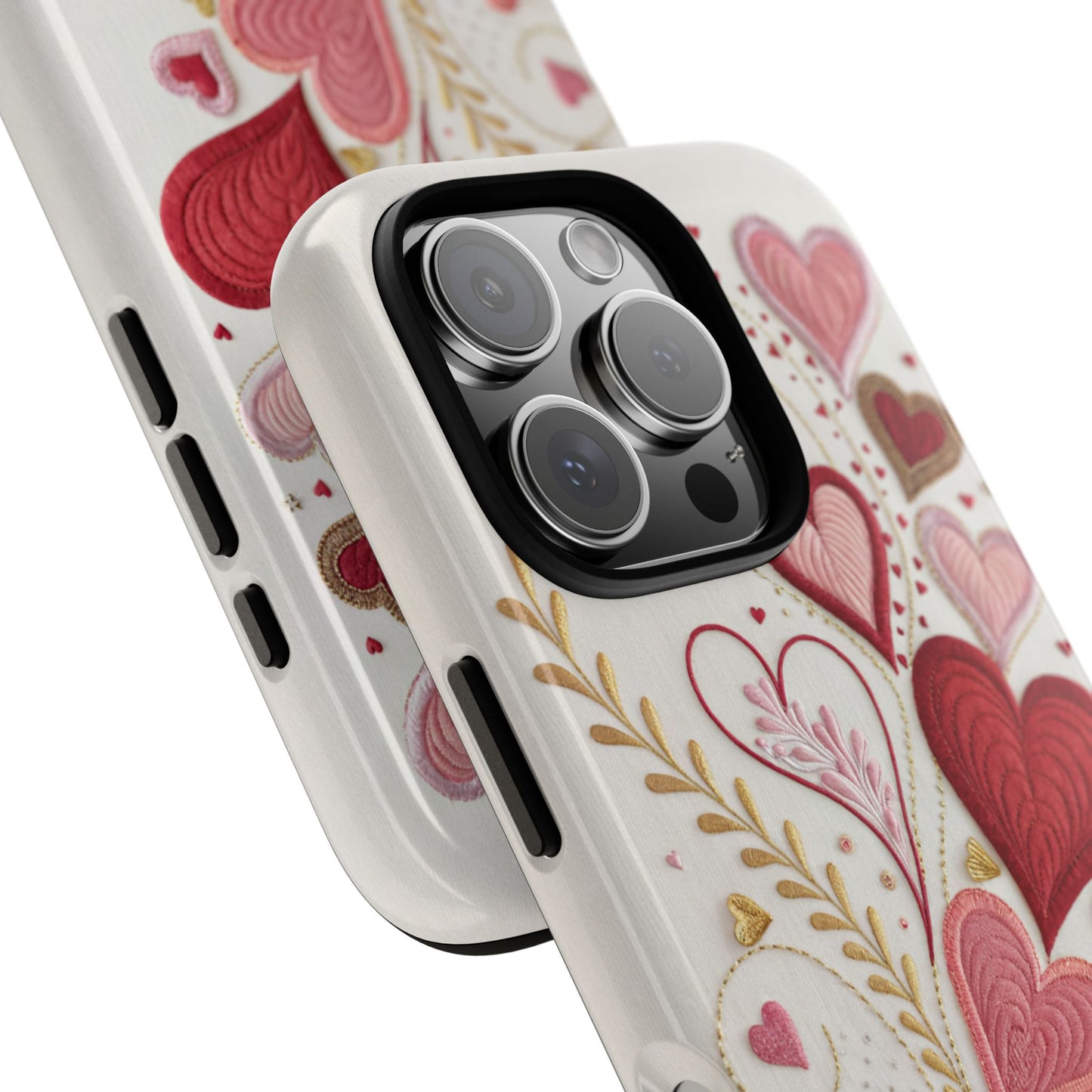 Hearts Pattern Tough Phone Case