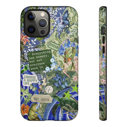 Fairy Garden Collage Tough Phone Case