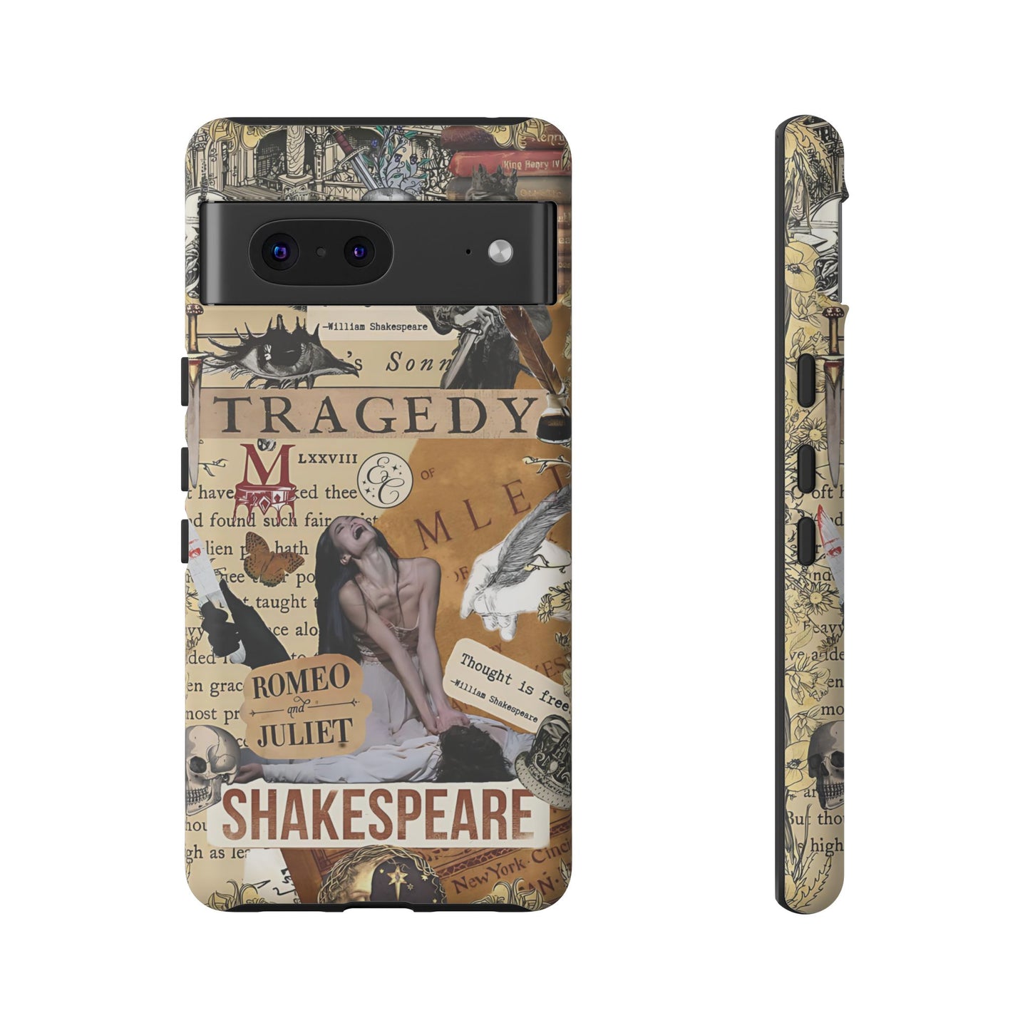 Shakespeare Tragedy Collage Tough Phone Case