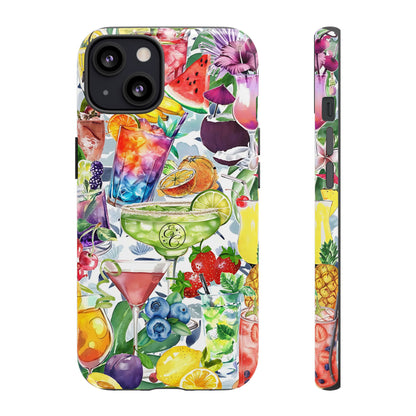 Summer Drinks Tough Phone Case