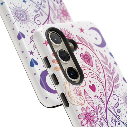 Subtel Bisexual Boho Doodle Tough Phone Case