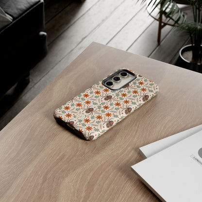 Boho Floral Spider Pattern Phone Case