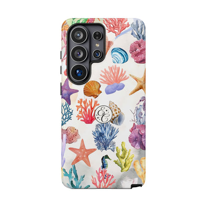 Coral & Sea Shells Tough Phone Case