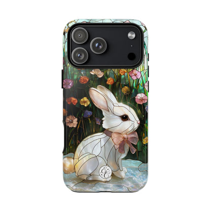 Easter Rabbit Stained Glass Tough Phone Case