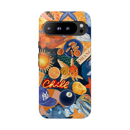 Nautical and Citrus Tough Phone Case