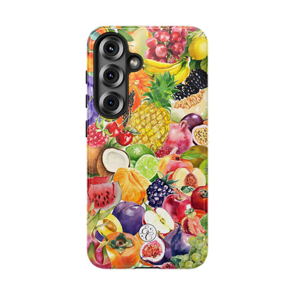 Colorful Fruits Collage Tough Phone Case