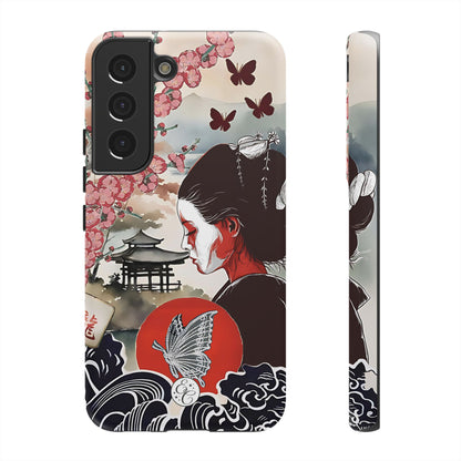 Japanese Geisha Tough Phone Case