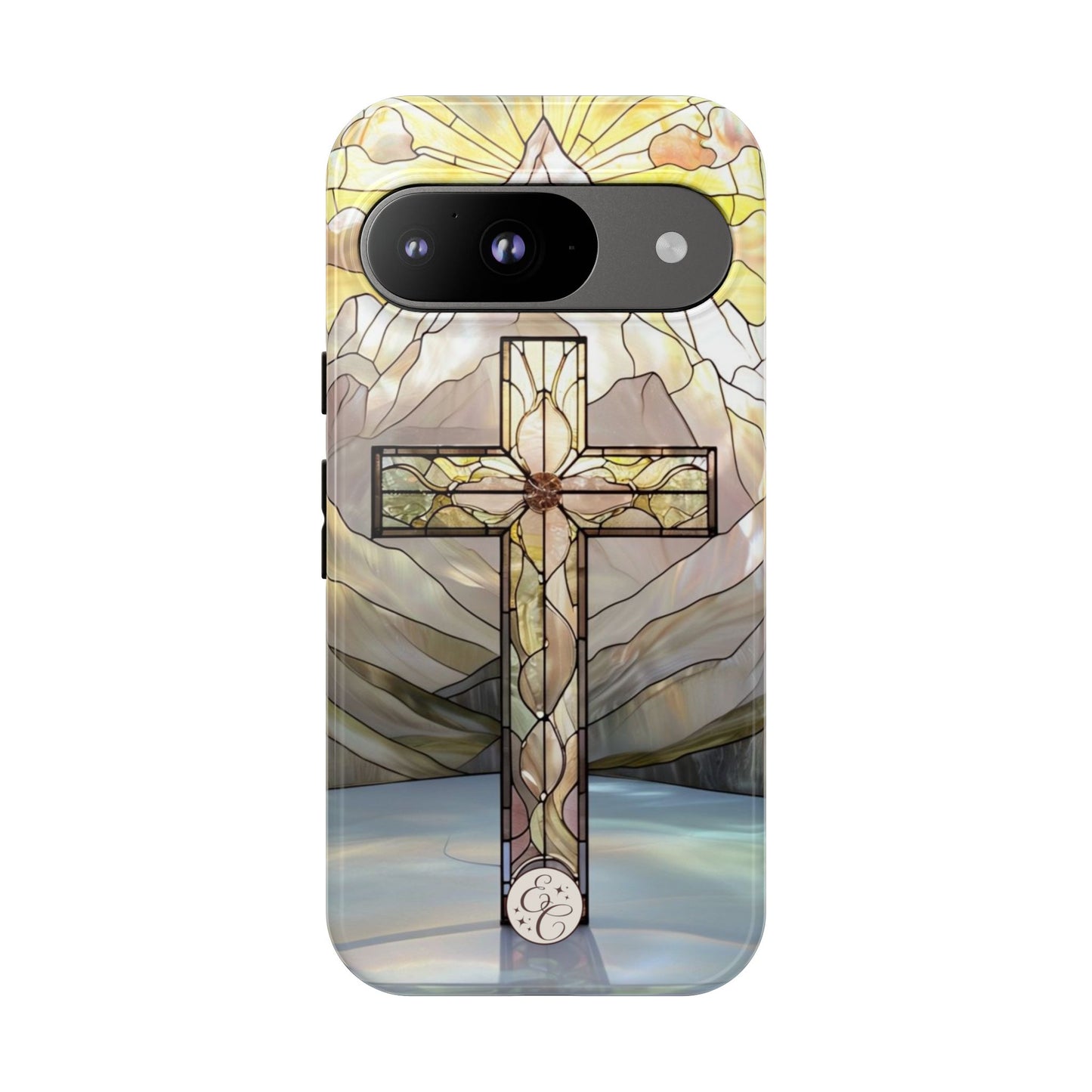 Stained Glass Cross Tough Phone Case