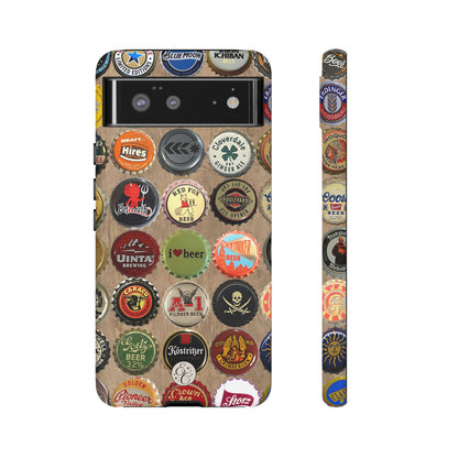 Beer Bottle Caps Tough Phone Case