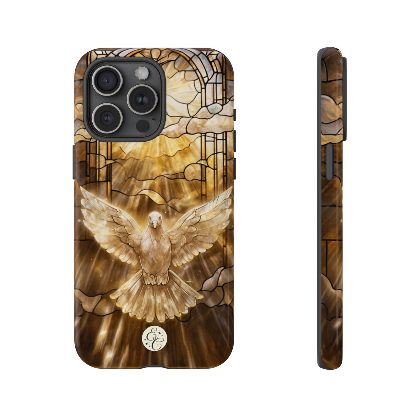 Holy Spirit Stained Glass Tough Phone Case