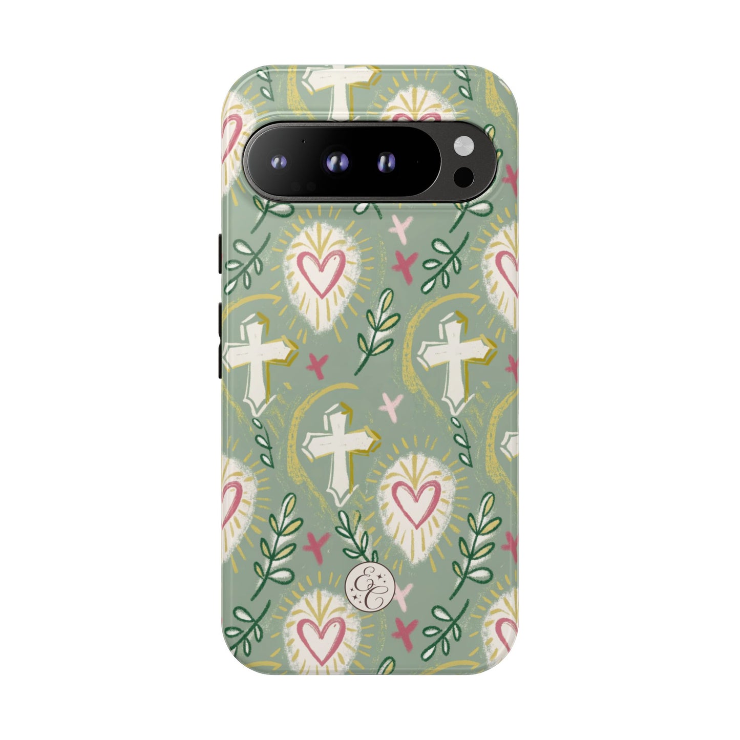 Christian Cross Boho Pattern Tough Phone Case