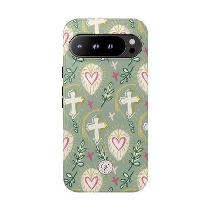 Christian Cross Boho Pattern Tough Phone Case
