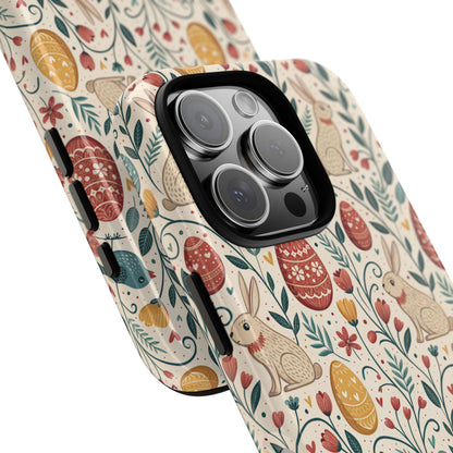 Vintage Easter Pattern Tough Phone Case