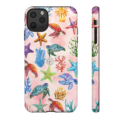 Colorful Marine Life Tough Phone Case