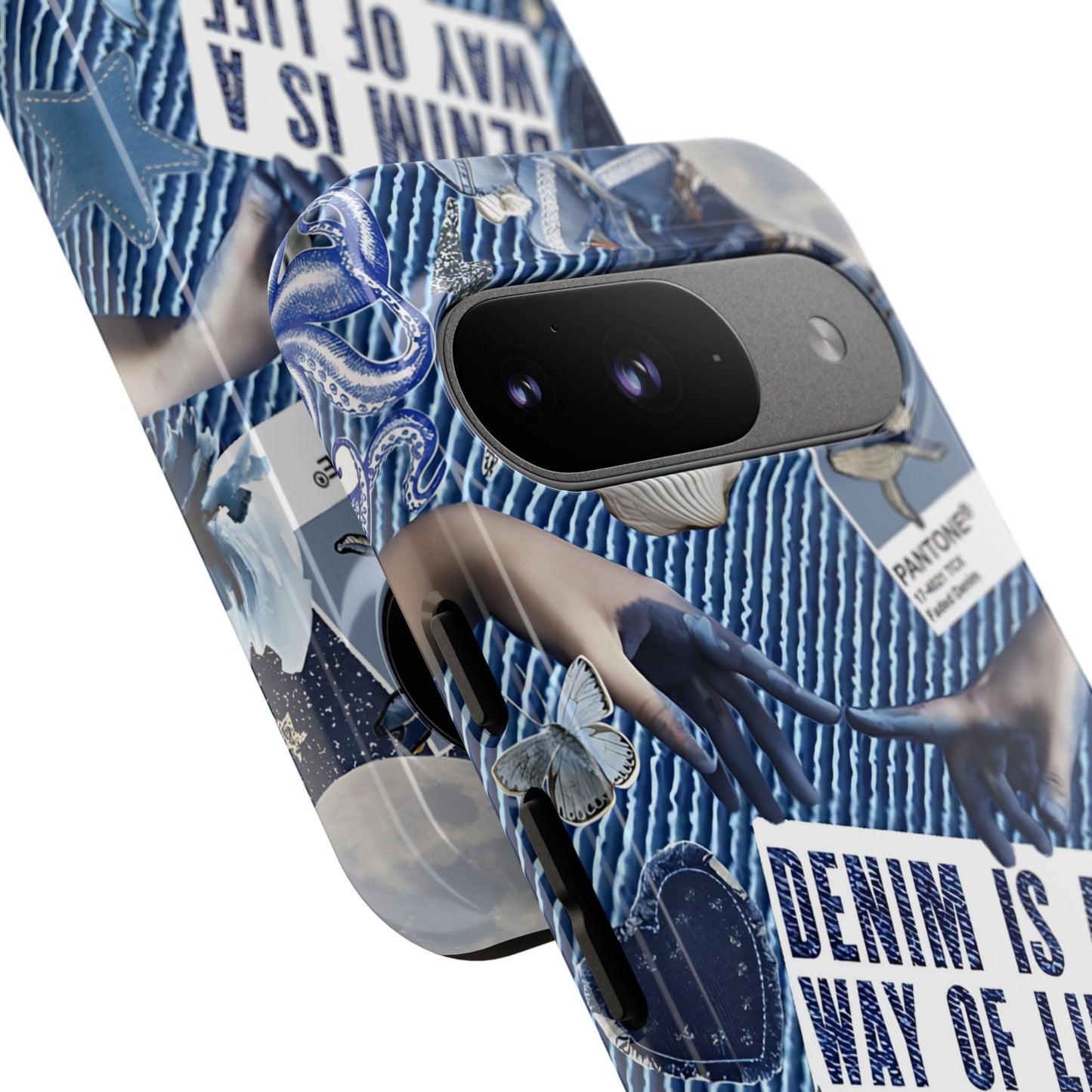 Denim Texture Tough Phone Case