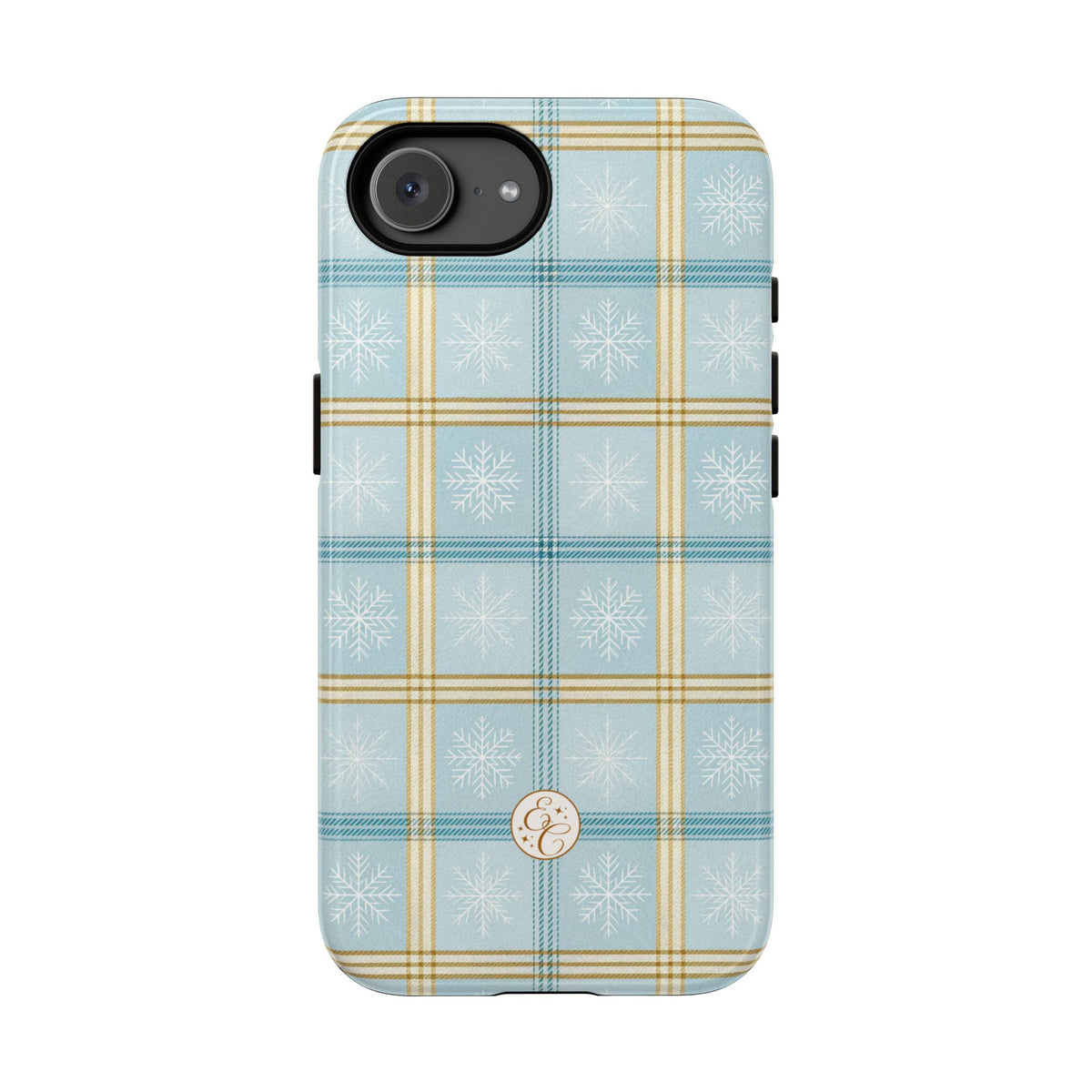 Blue Winter Plaid Phone Case