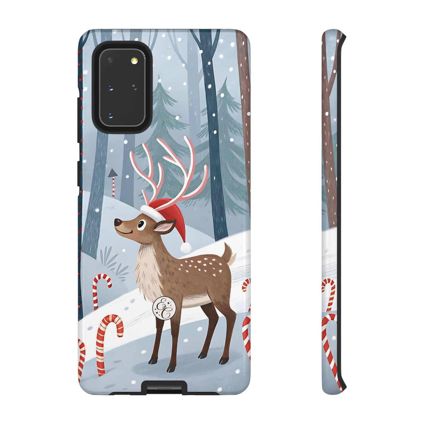 Reindeer in Winter Wonderland Tough Phone Case