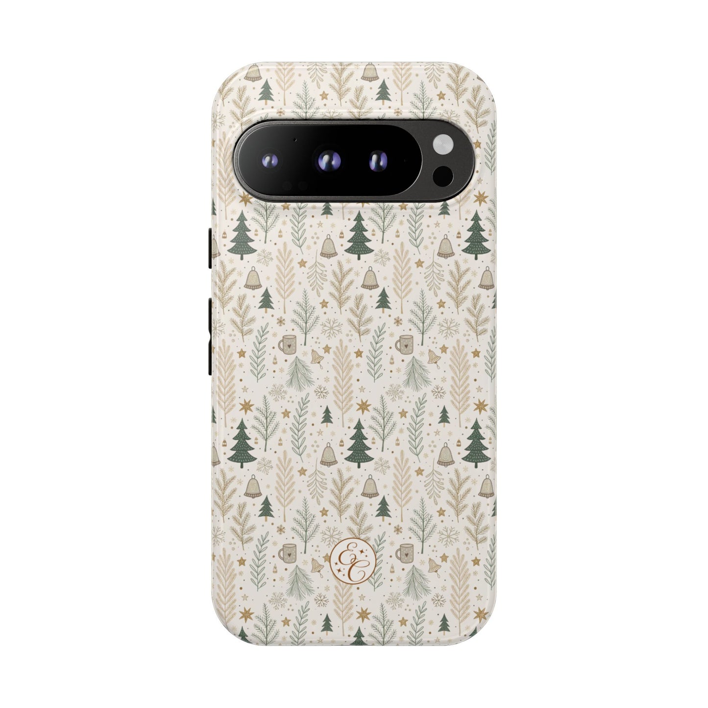 Boho Christmas Forest Tough Phone Case