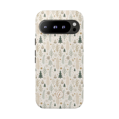 Boho Christmas Forest Tough Phone Case