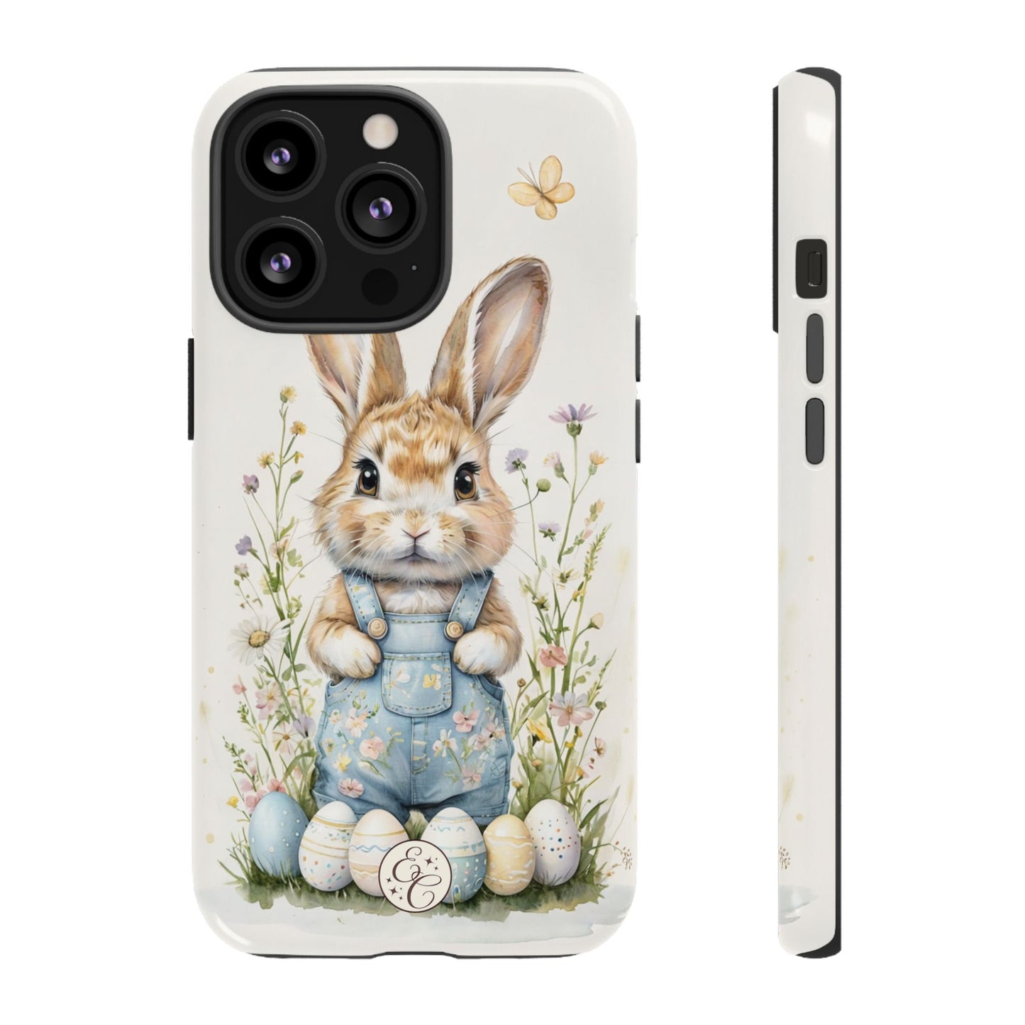 Bunny with Easter Eggs Tough Phone Case