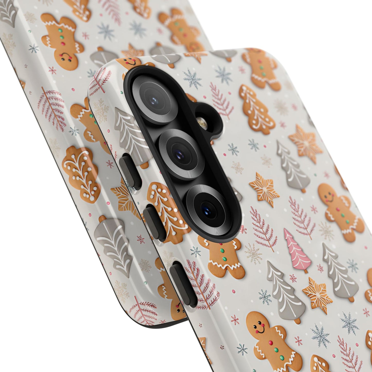 Christmas Gingerbread Man Pattern Tough Phone Case