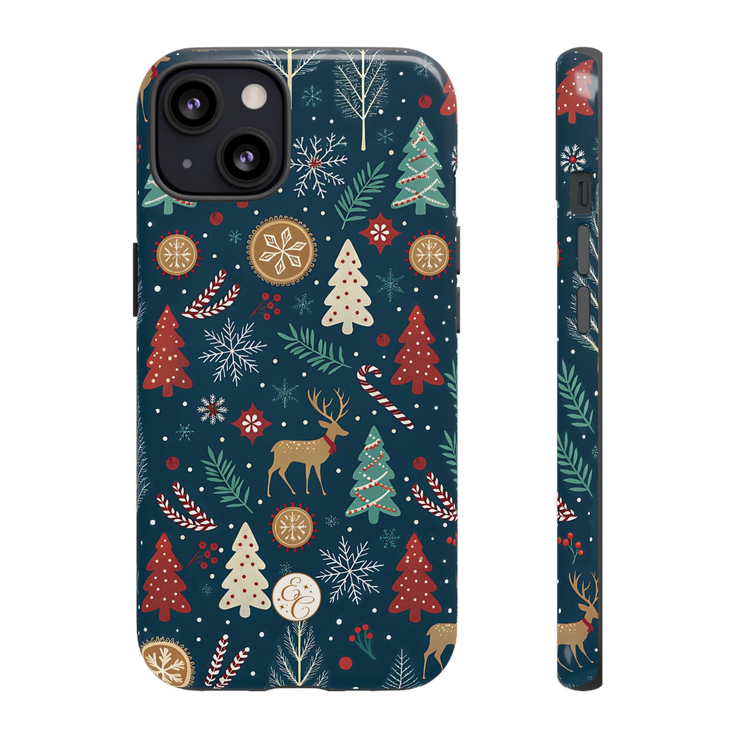 Christmas Holiday Pattern Tough Phone Case