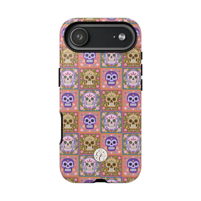 Sugar Skull Pattern Tough Phone Case