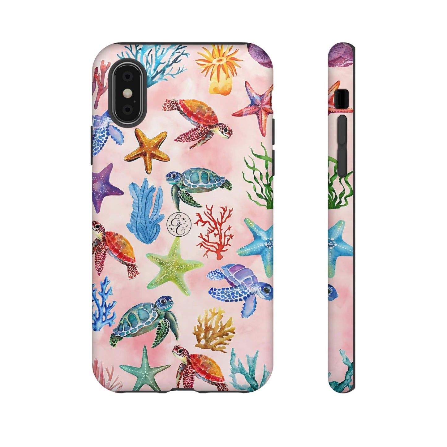 Colorful Marine Life Tough Phone Case