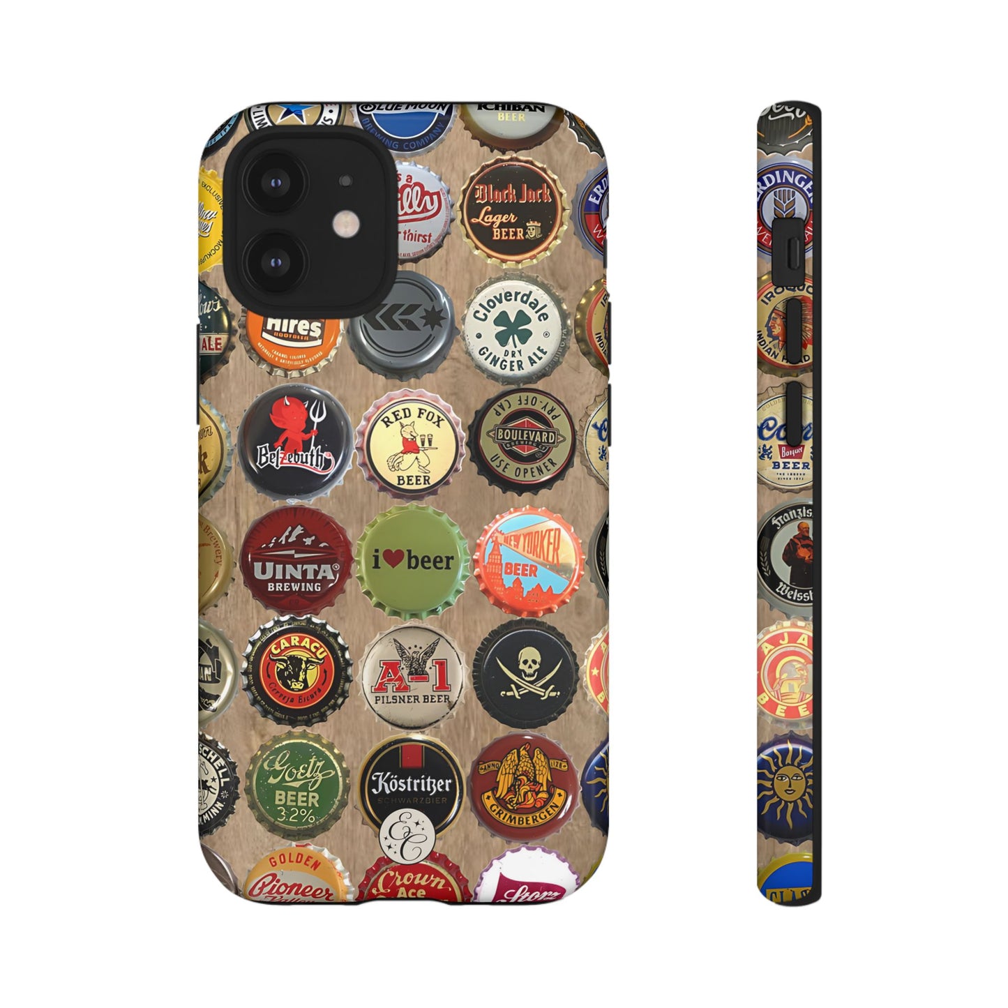 Beer Bottle Caps Tough Phone Case