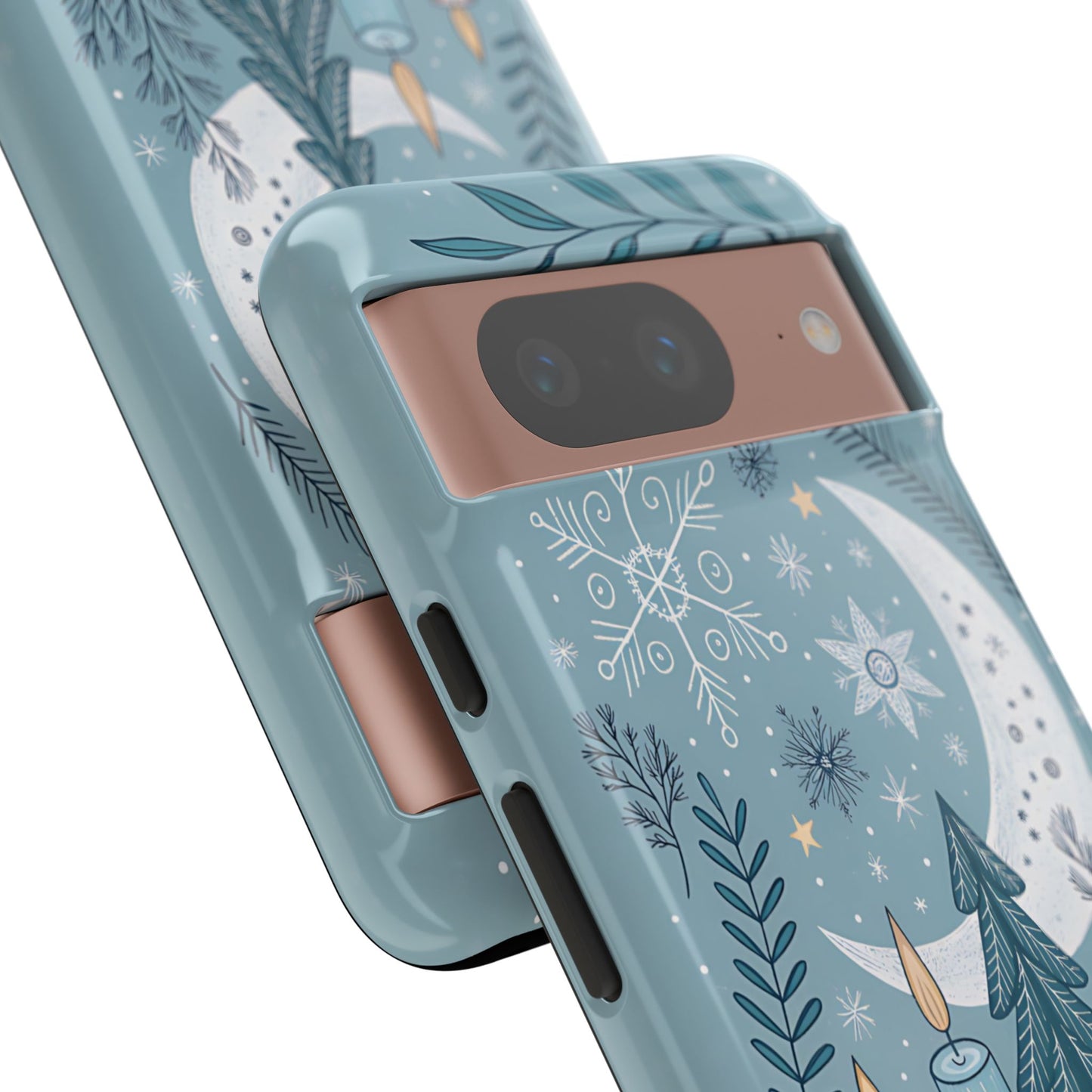 Winter Moon & Candles Tough Phone Case