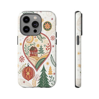 Cozy Christmas Ornament Tough Phone Case