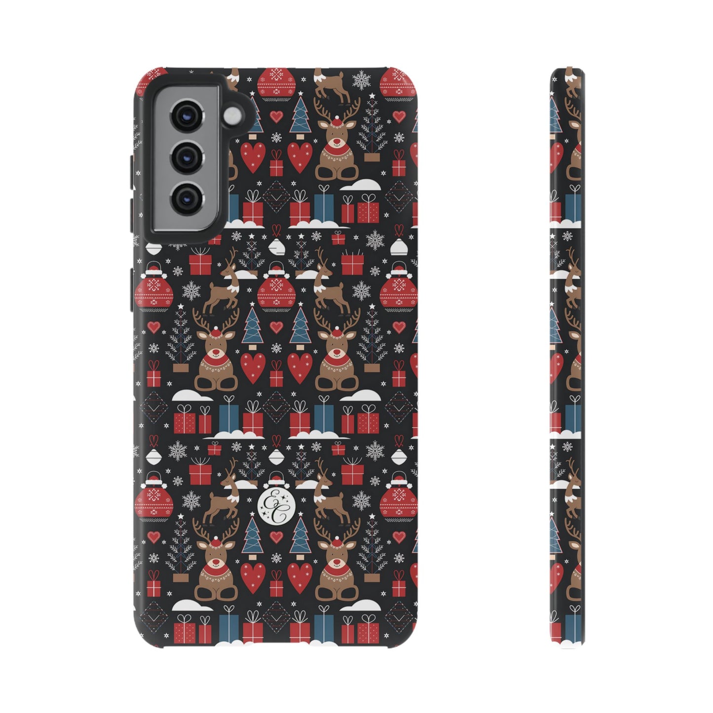 Christmas Holiday Pattern Tough Phone Case