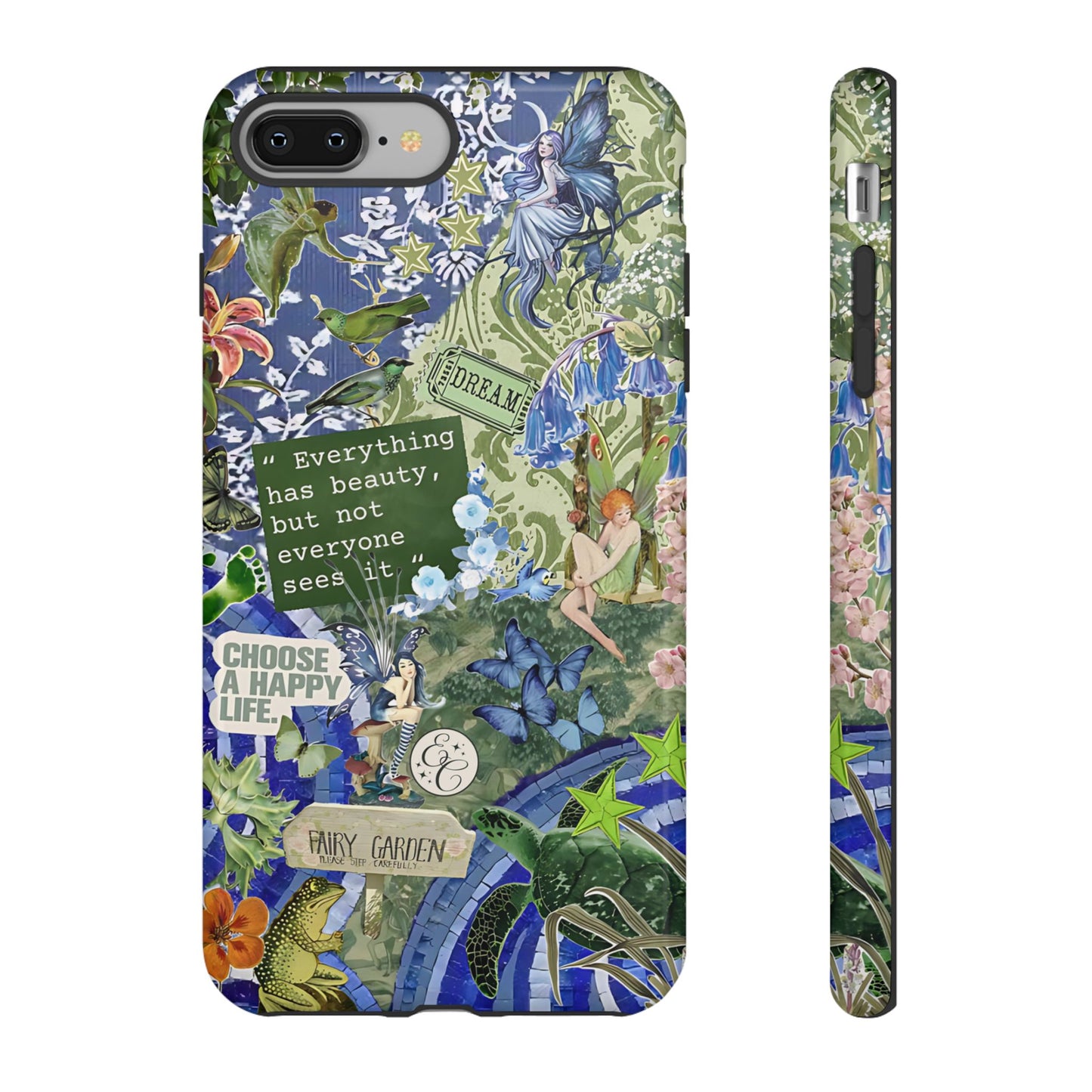 Fairy Garden Collage Tough Phone Case