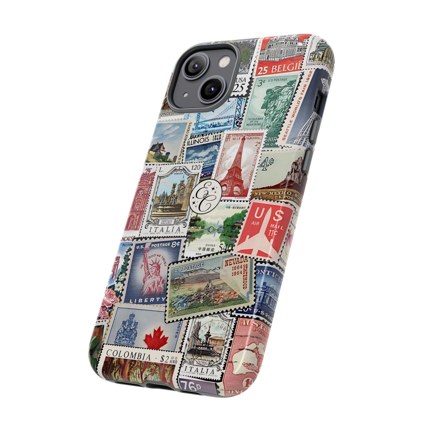 Vintage Stamp Collection Tough Phone Case