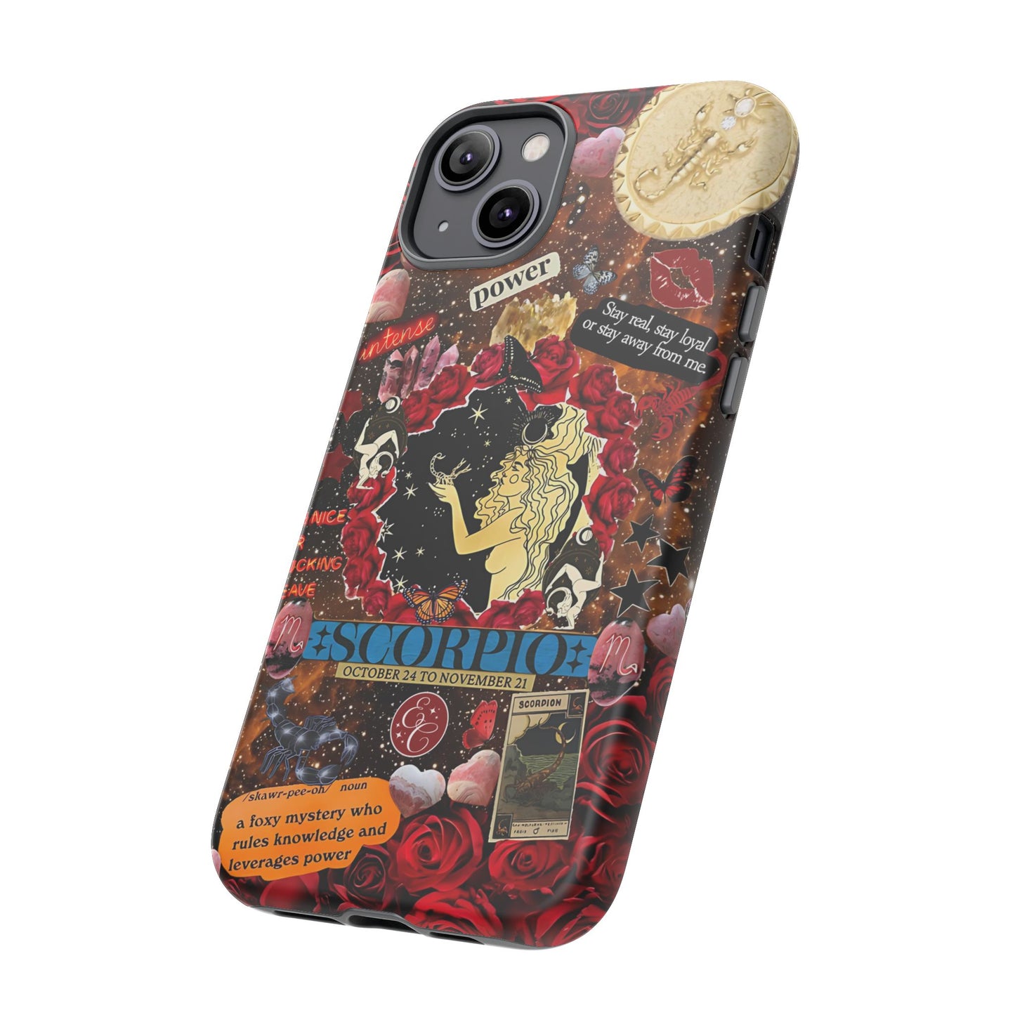 Scorpio Zodiac Star Sign Tough Phone Case