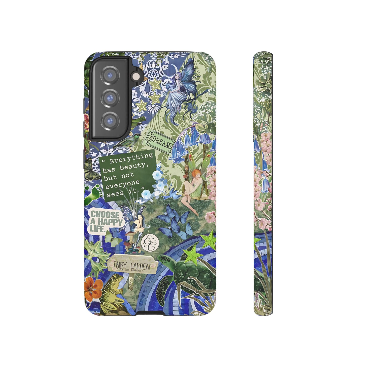 Fairy Garden Collage Tough Phone Case