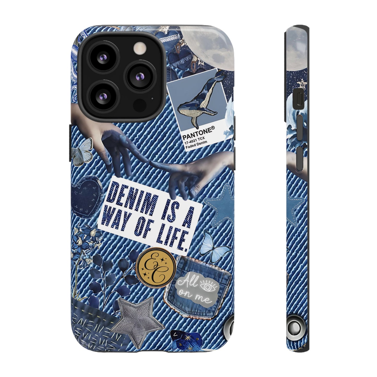 Denim Texture Tough Phone Case