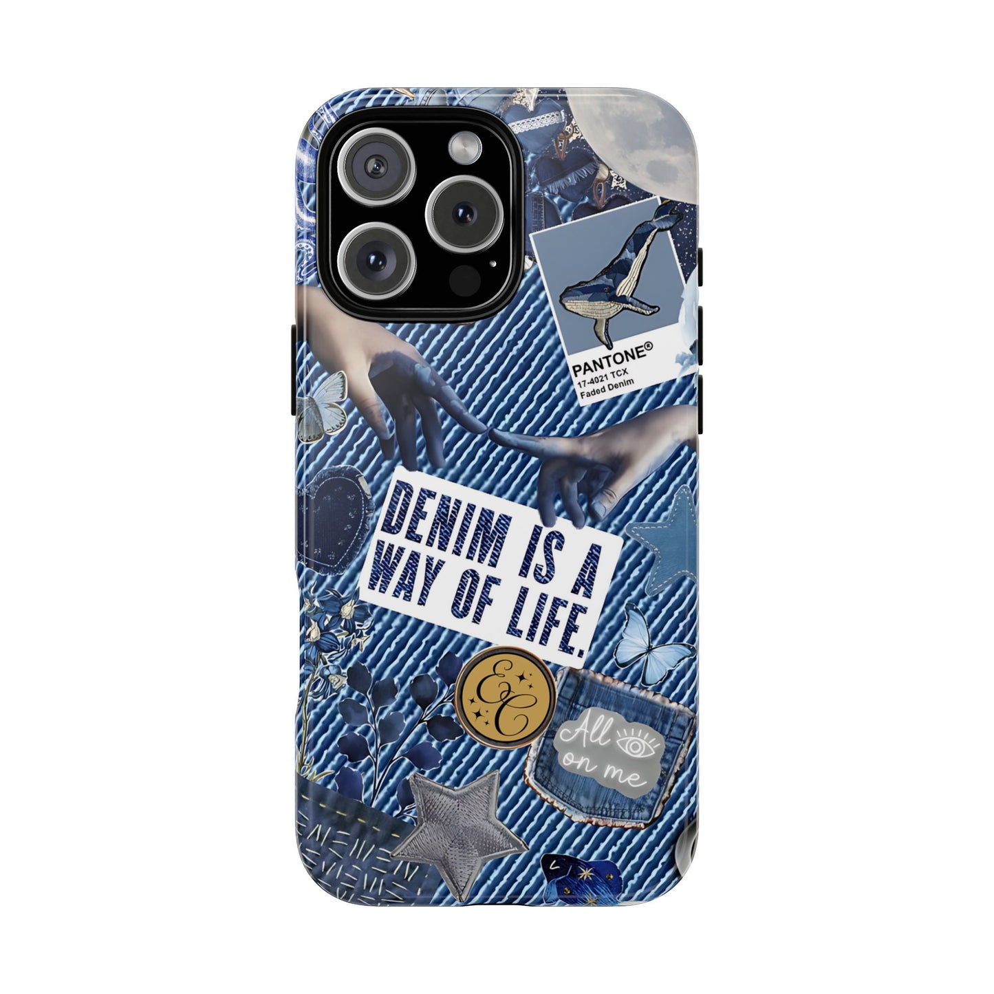 Denim Texture Tough Phone Case