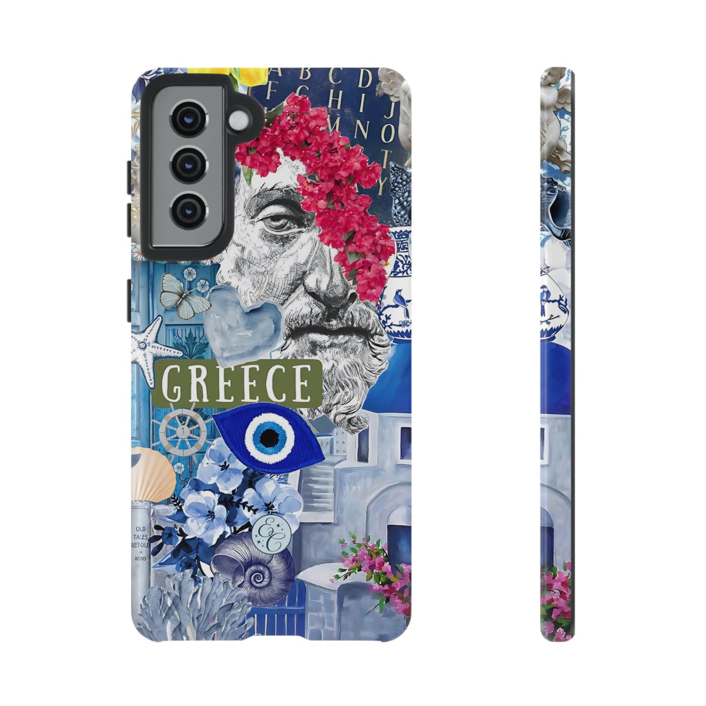 Greek Summer Collage Tough Phone Case