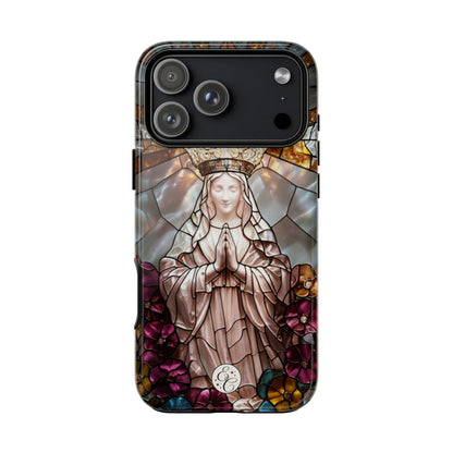 Virgin Mary Stained Glass Tough Phone Case