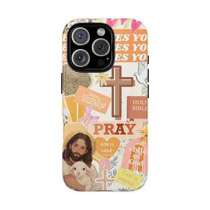 Christian Collage Tough Phone Case