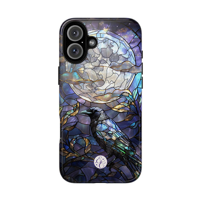 Stained Glass Raven Tough Phone Case
