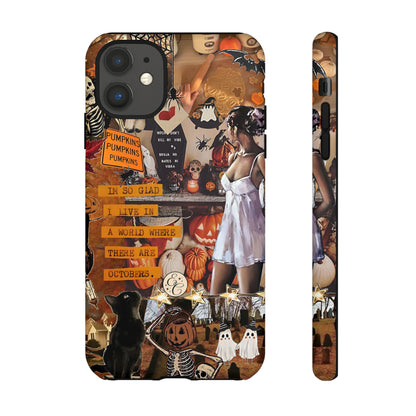 Halloween Aesthetic Collage Tough Phone Case